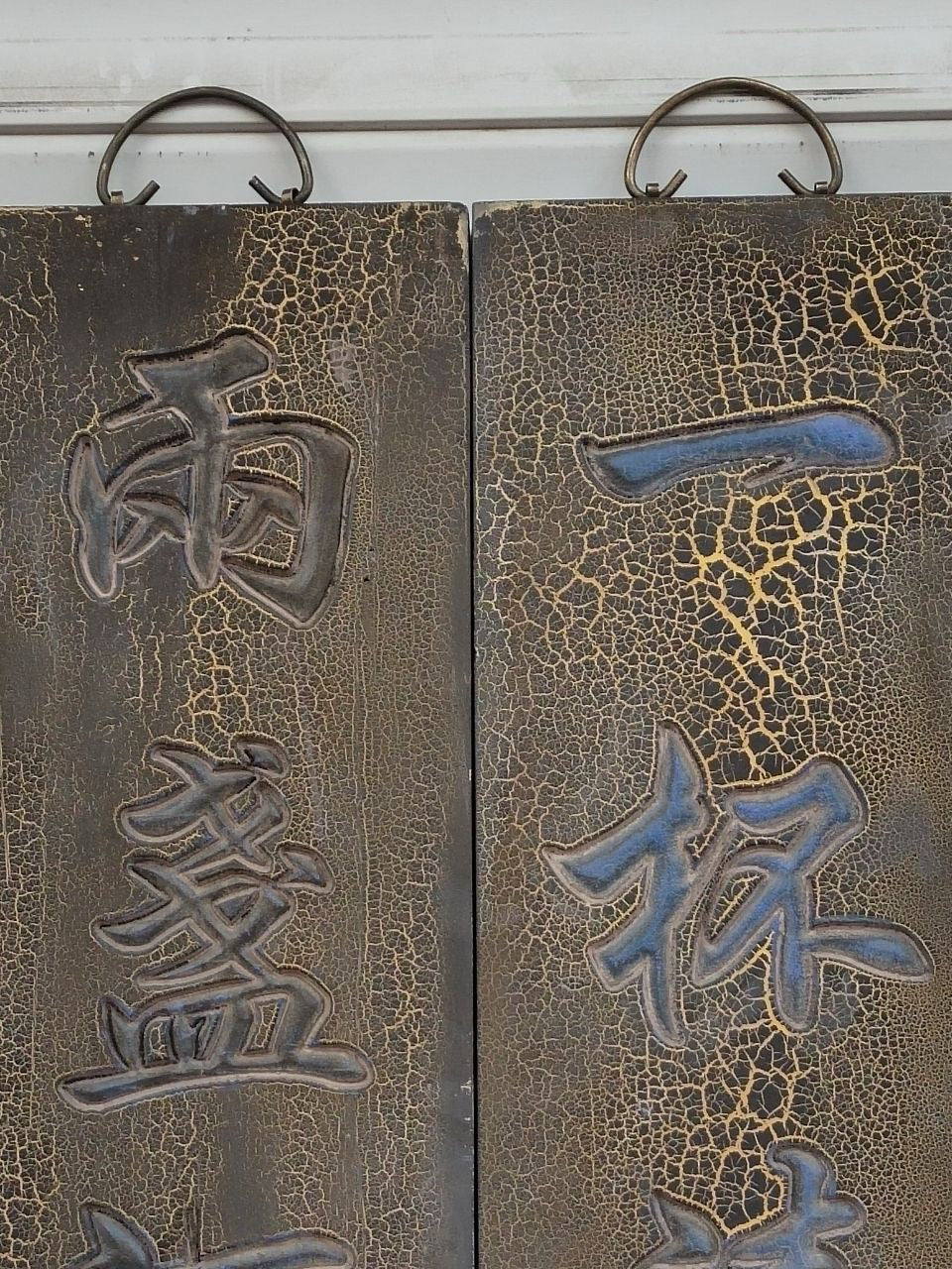 A red clay and purple clay teapot