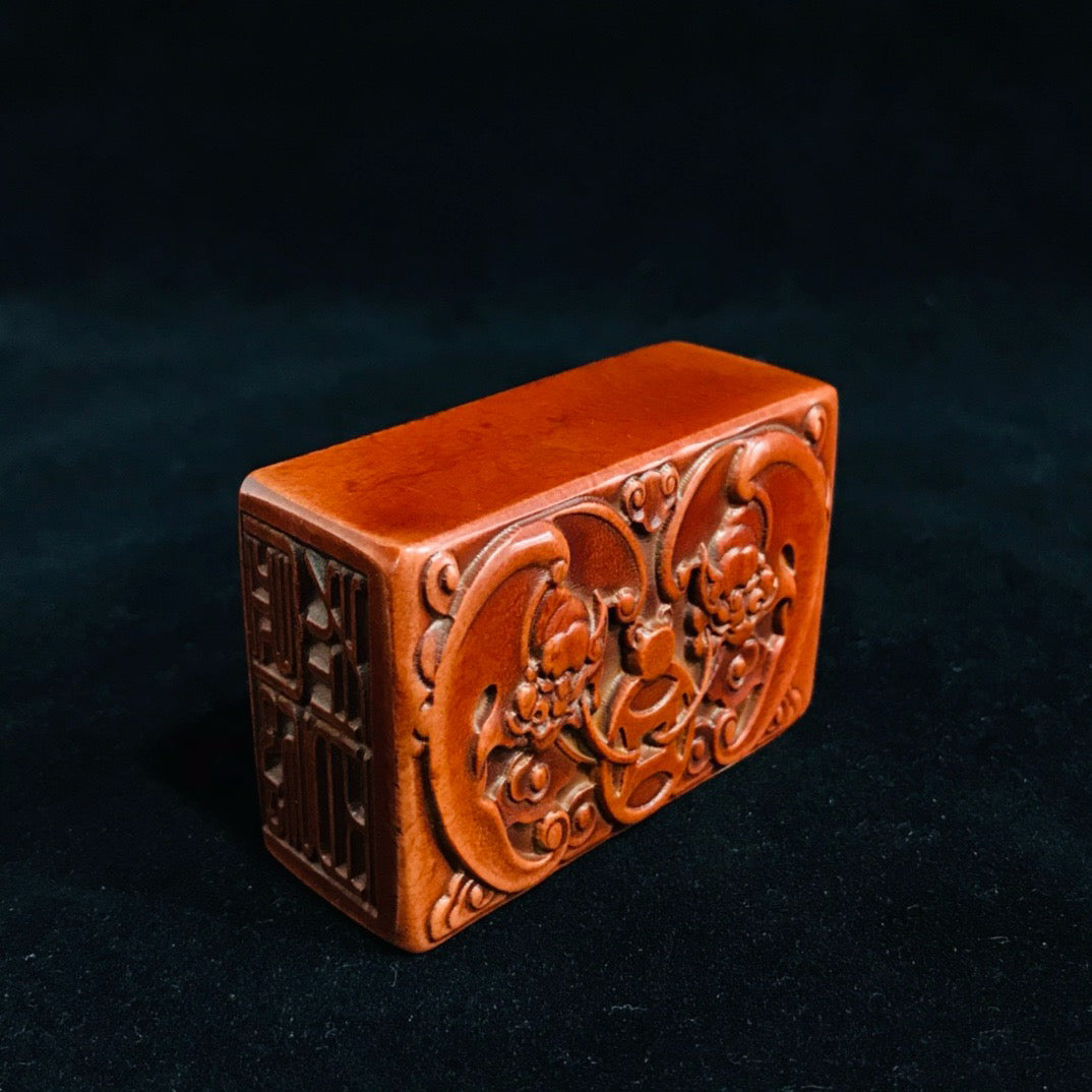 Chinese Antique Shoushan Stone Multi sided Seal Decoration