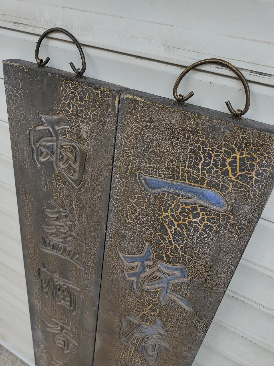 Nanmu Lacquerware Couplet Plaque [One Cup of Clear Tea for Temporary Guests • Two Cups of Wine Fragrance Not Drunk]