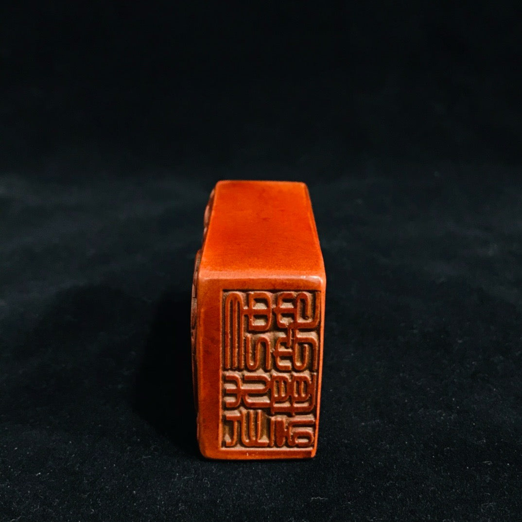 Chinese Antique Shoushan Stone Multi sided Seal Decoration