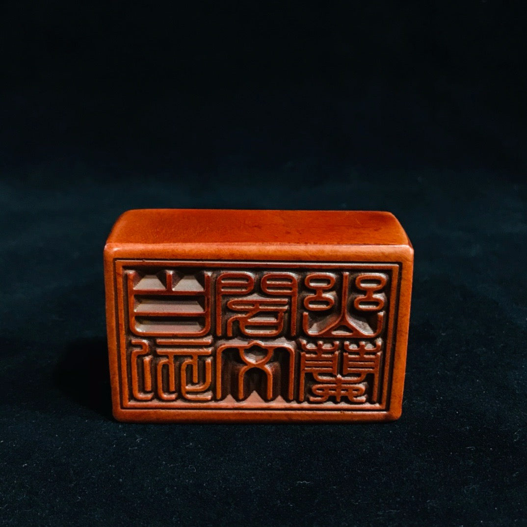 Chinese Antique Shoushan Stone Multi sided Seal Decoration