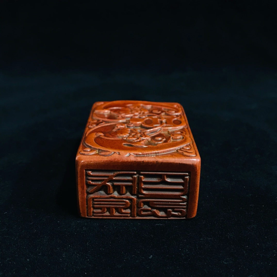 Chinese Antique Shoushan Stone Multi sided Seal Decoration