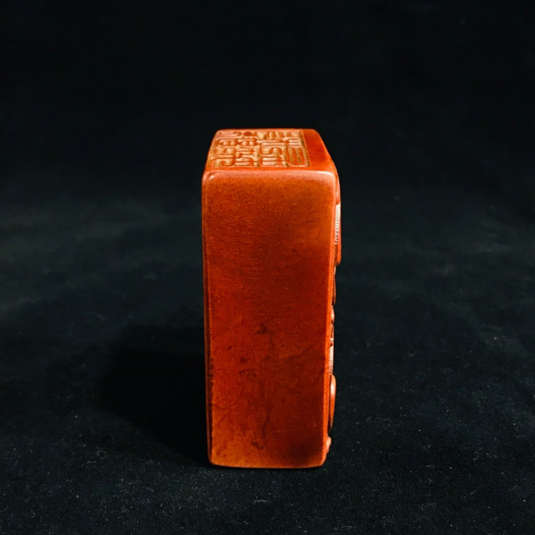 Chinese Antique Shoushan Stone Multi sided Seal Decoration