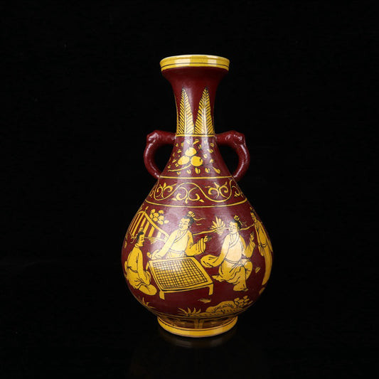 Character Story Pattern Double Ear Bottle