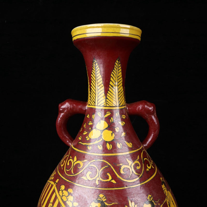 Character Story Pattern Double Ear Bottle