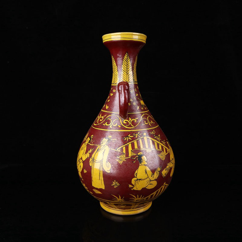 Character Story Pattern Double Ear Bottle