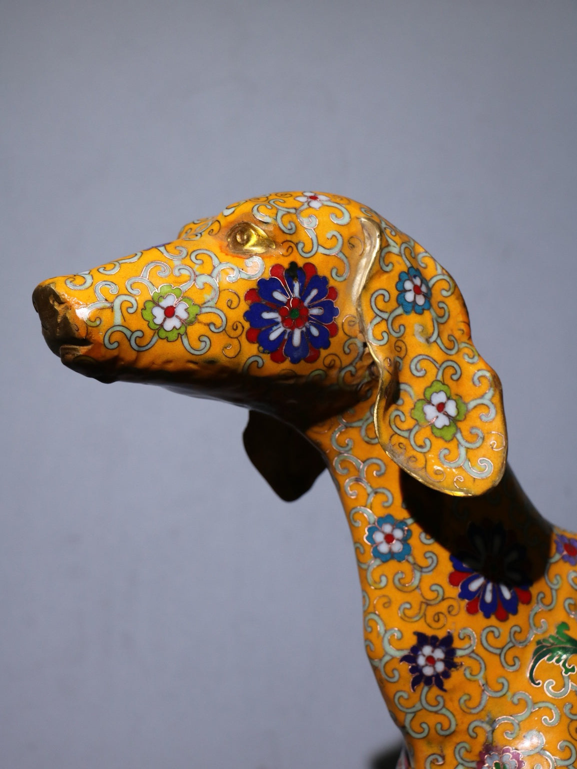 Pure copper gilded cloisonn é Wangcai ornaments