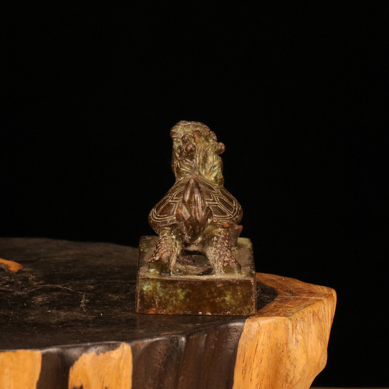 Chinese Antique Dragon Turtle Seal
