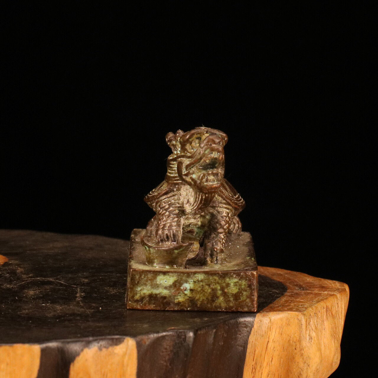 Chinese Antique Dragon Turtle Seal