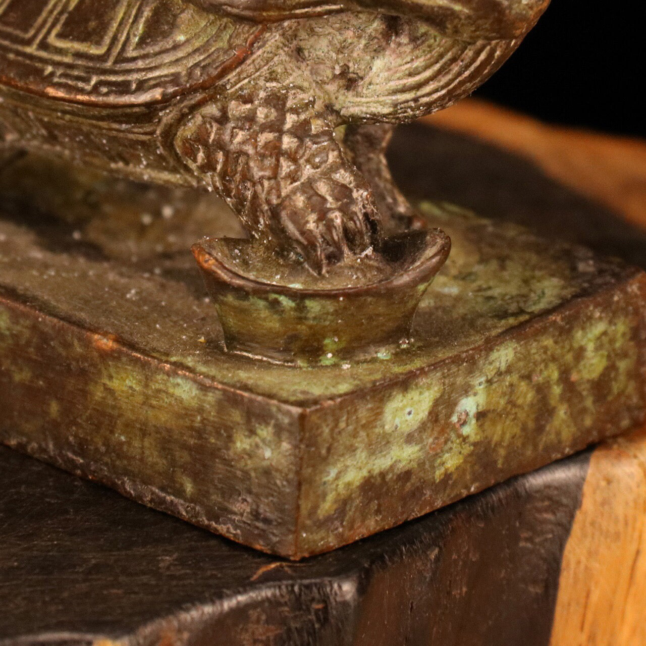 Chinese Antique Dragon Turtle Seal