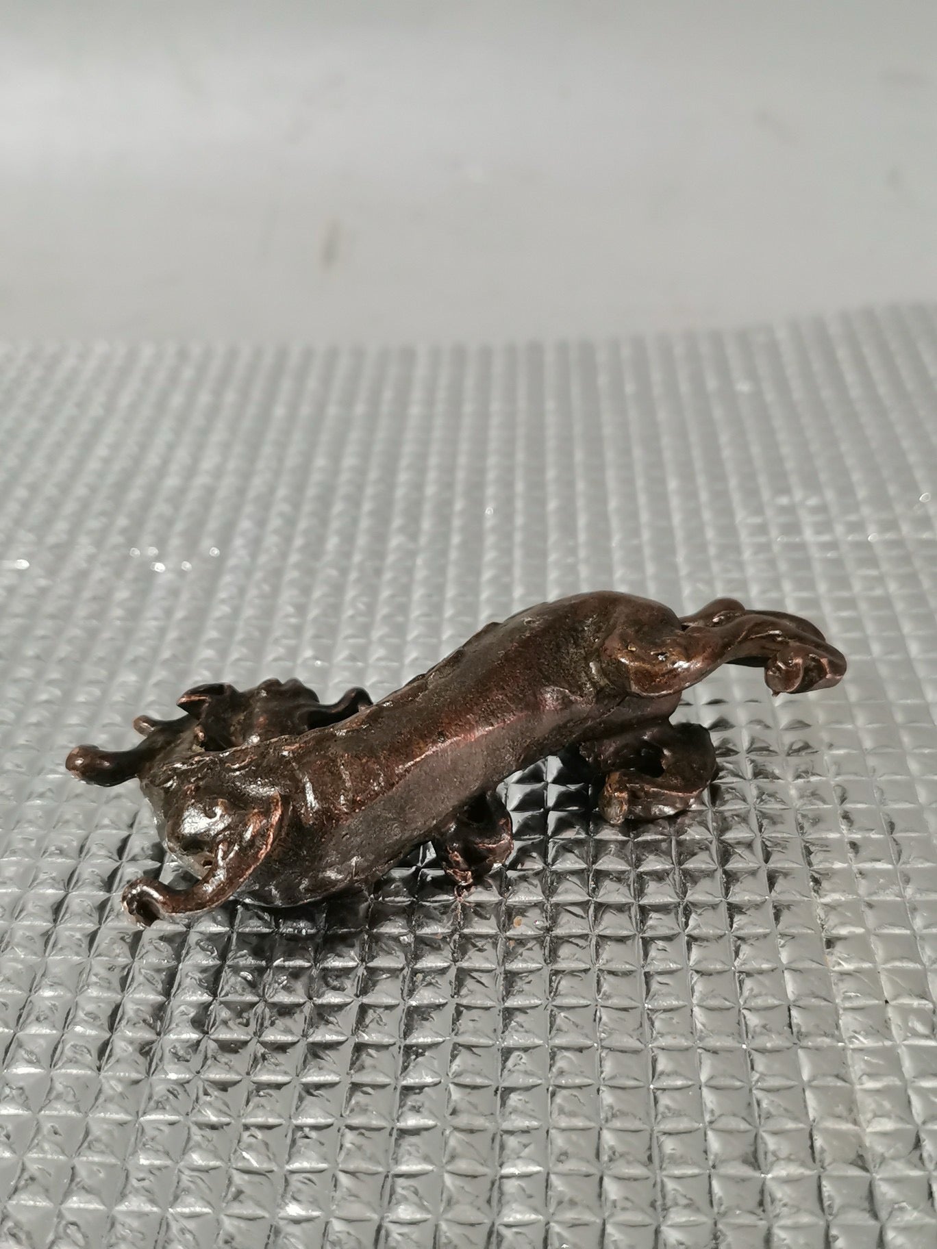 Chinese Antique Pure Copper Tea Pet Pixiu