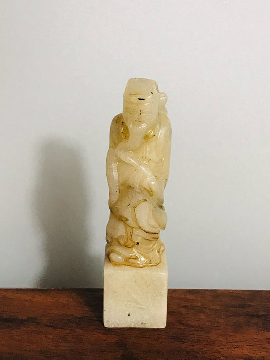Chinese Antique Shoushan Stone Seal Decoration