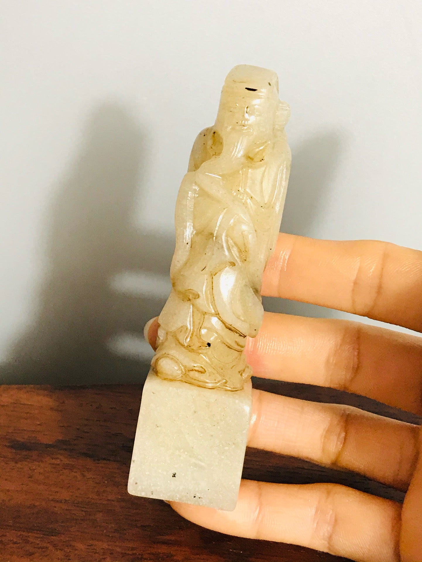Chinese Antique Shoushan Stone Seal Decoration