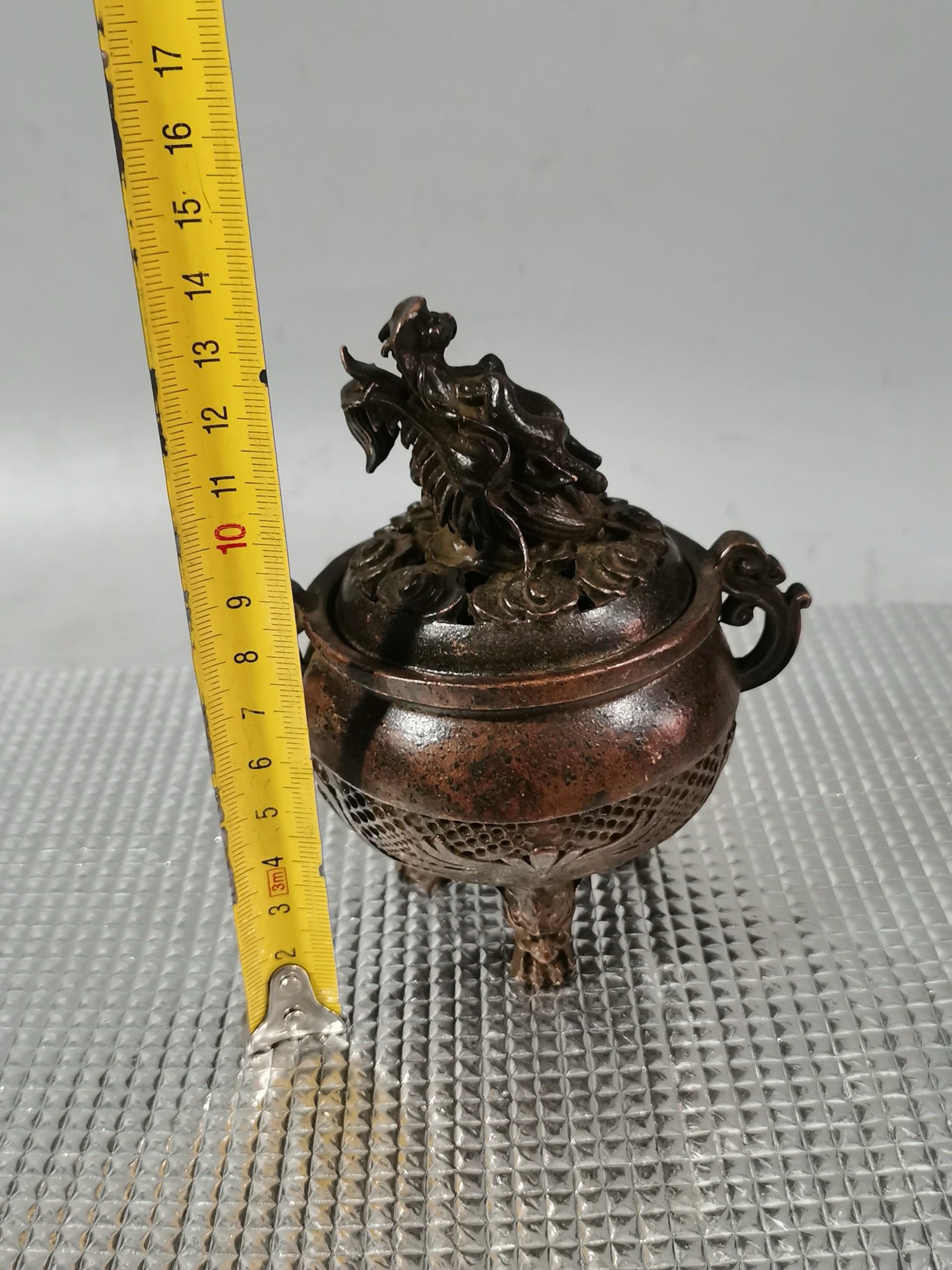 Chinese Antique Pure Copper Three legged Aromatherapy Stove