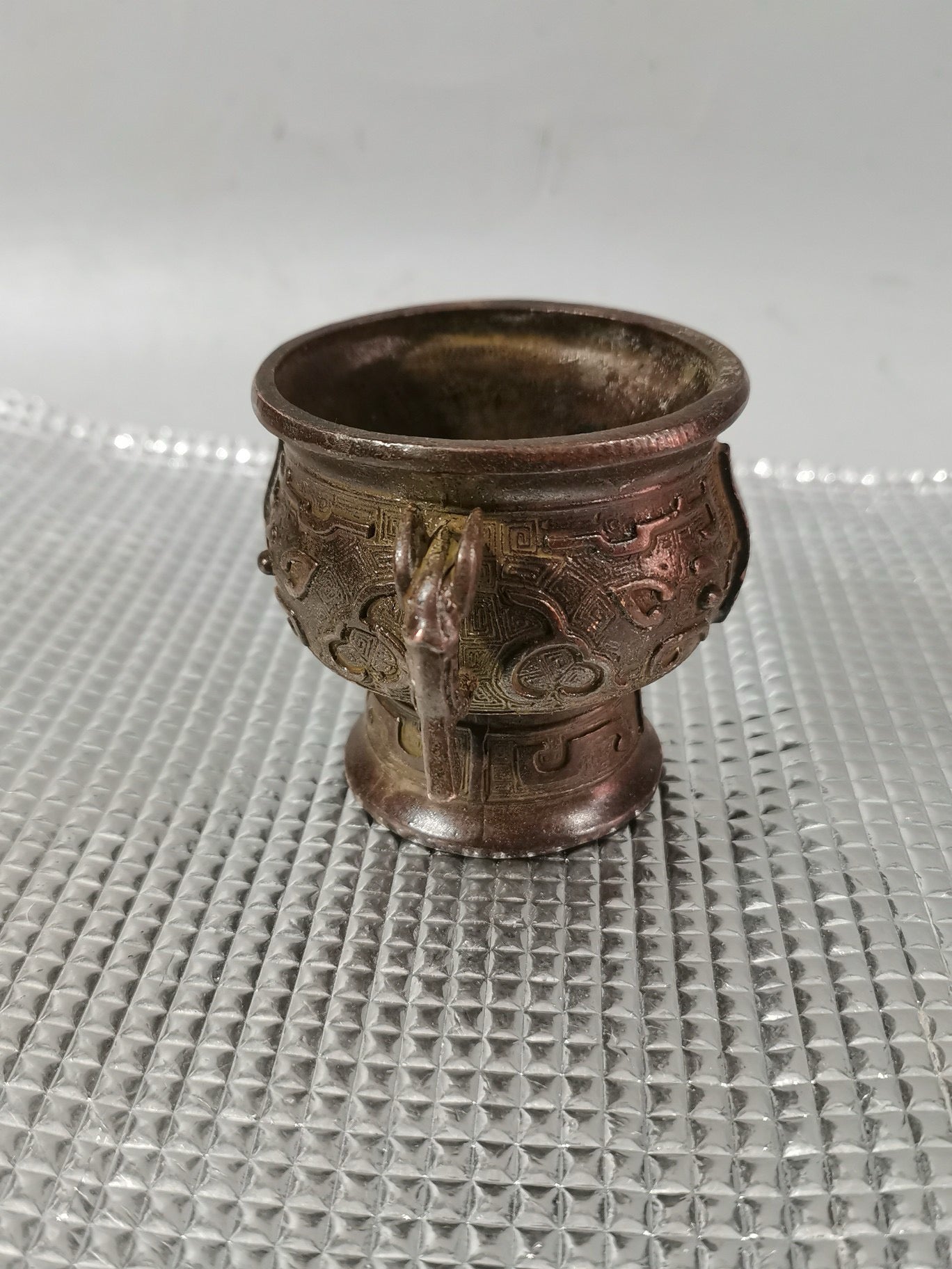 Chinese antique pure copper incense burner