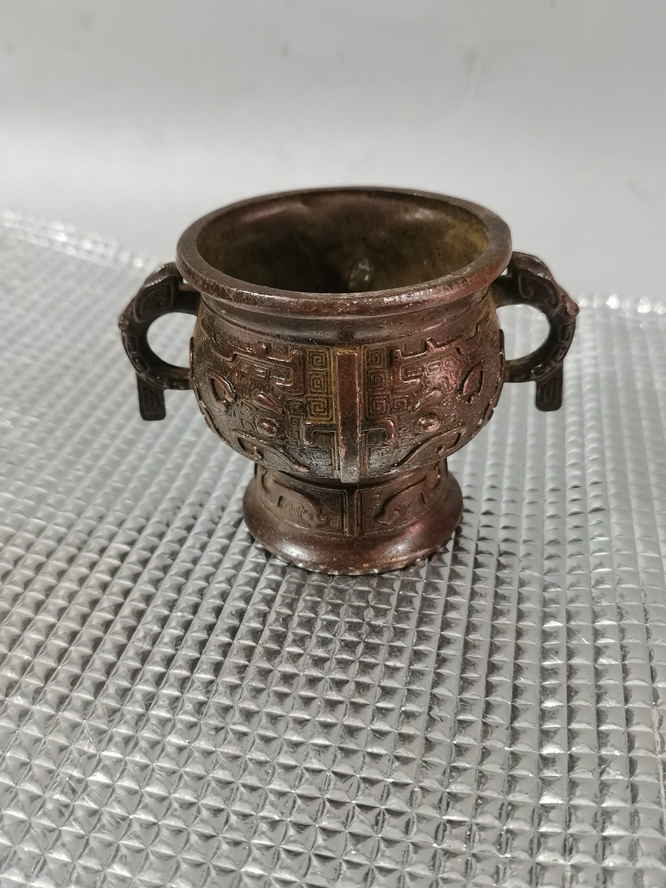 Chinese antique pure copper incense burner