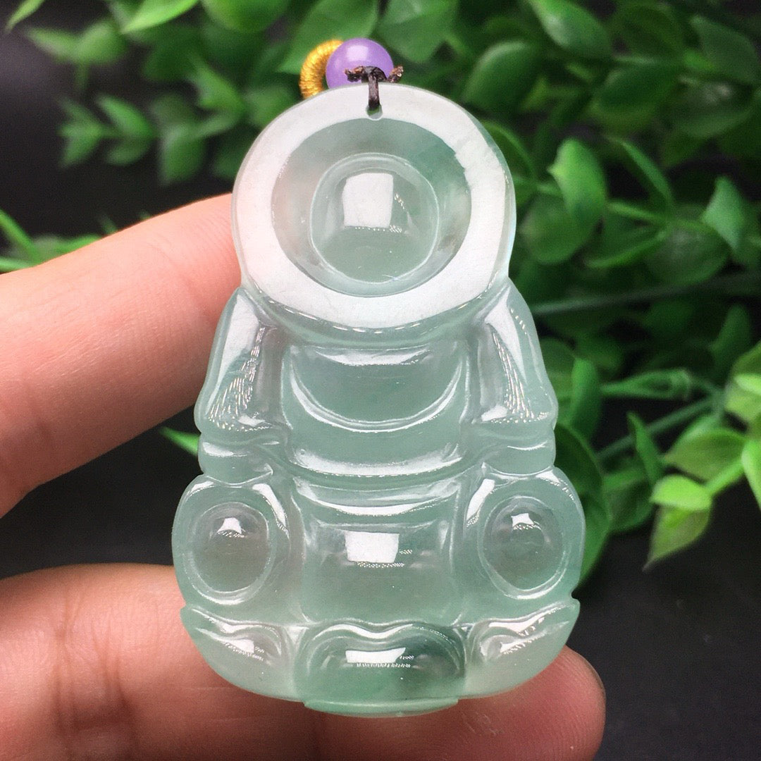 Ice Floating Flower Jade Guanyin