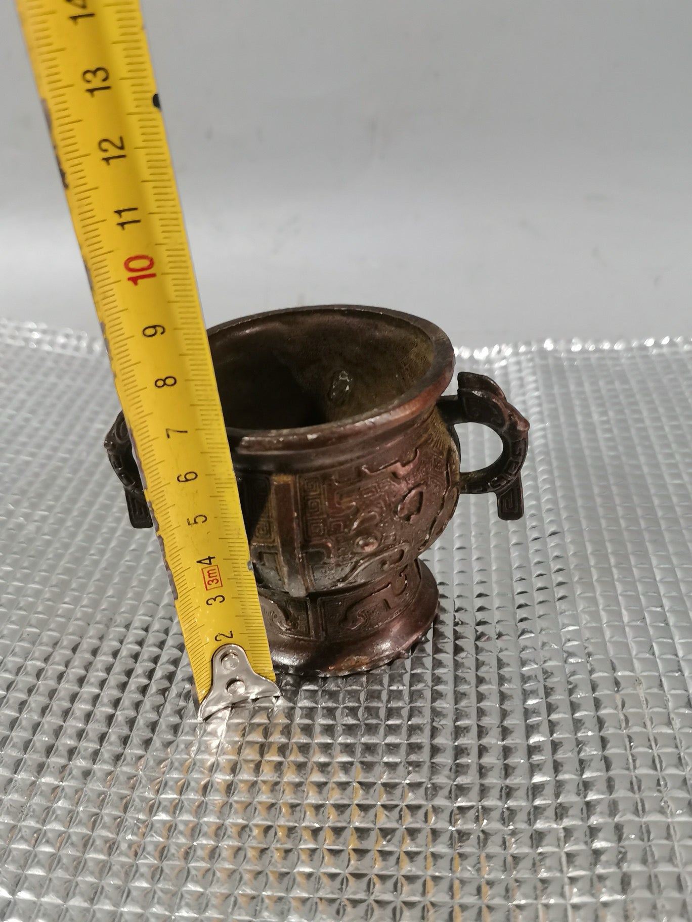 Chinese antique pure copper incense burner