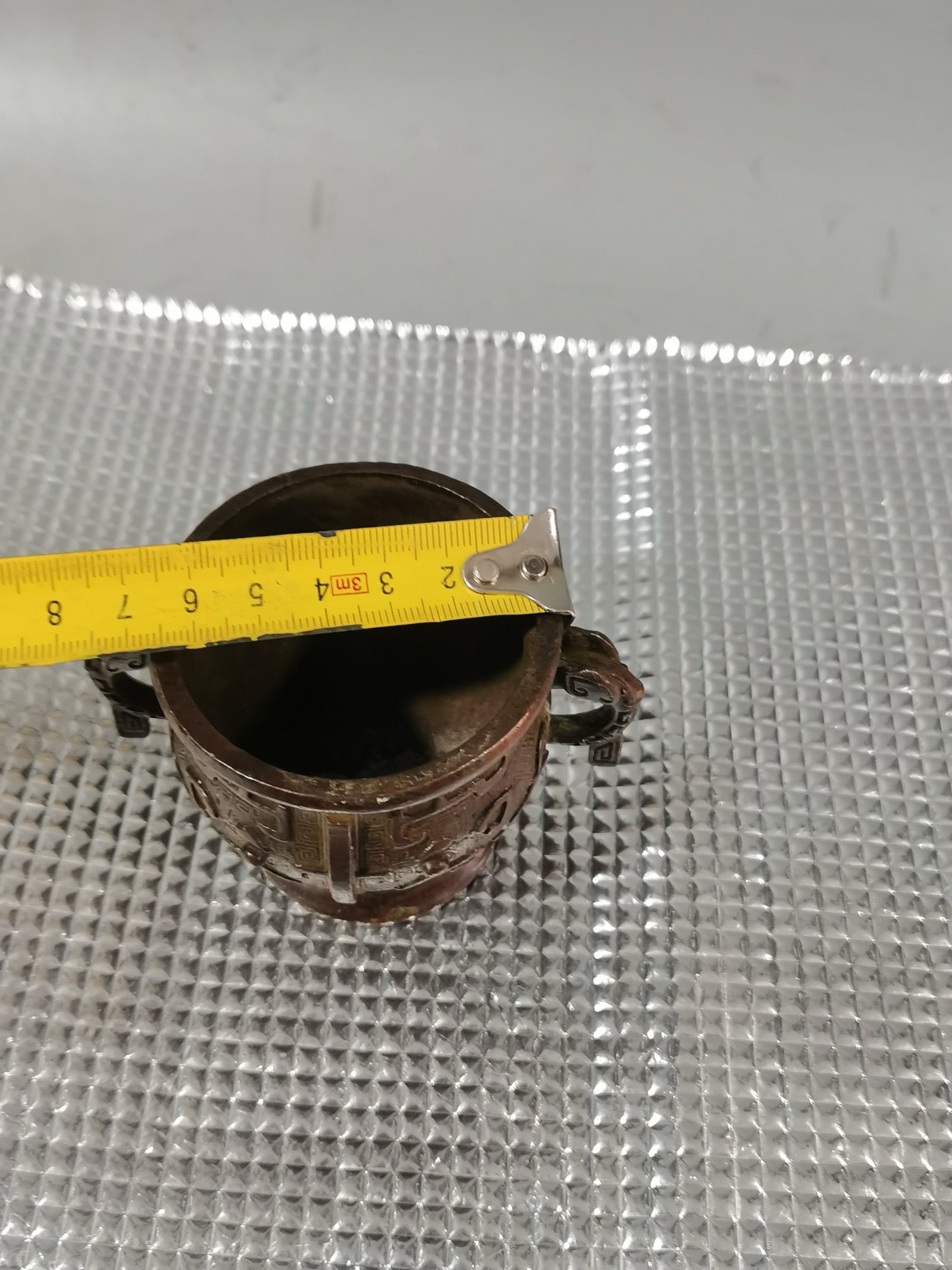 Chinese antique pure copper incense burner
