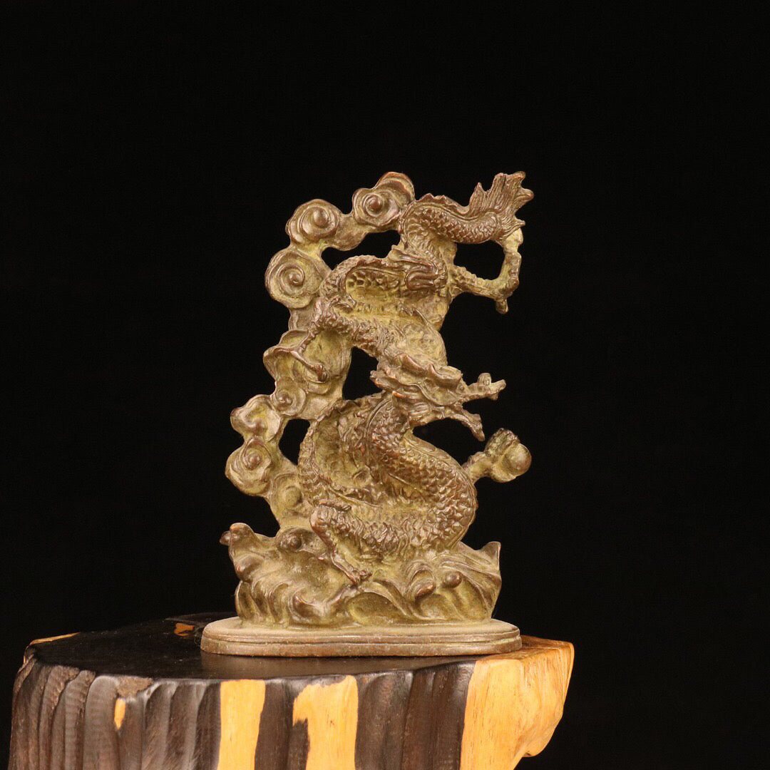 Chinese antique dragon and phoenix ornaments