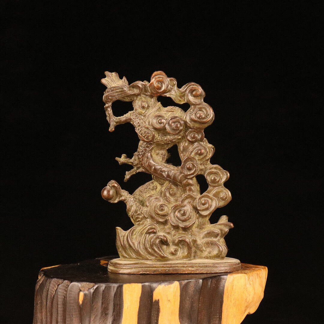 Chinese antique dragon and phoenix ornaments