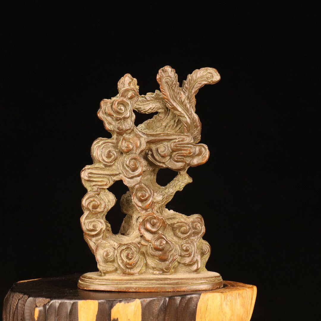 Chinese antique dragon and phoenix ornaments