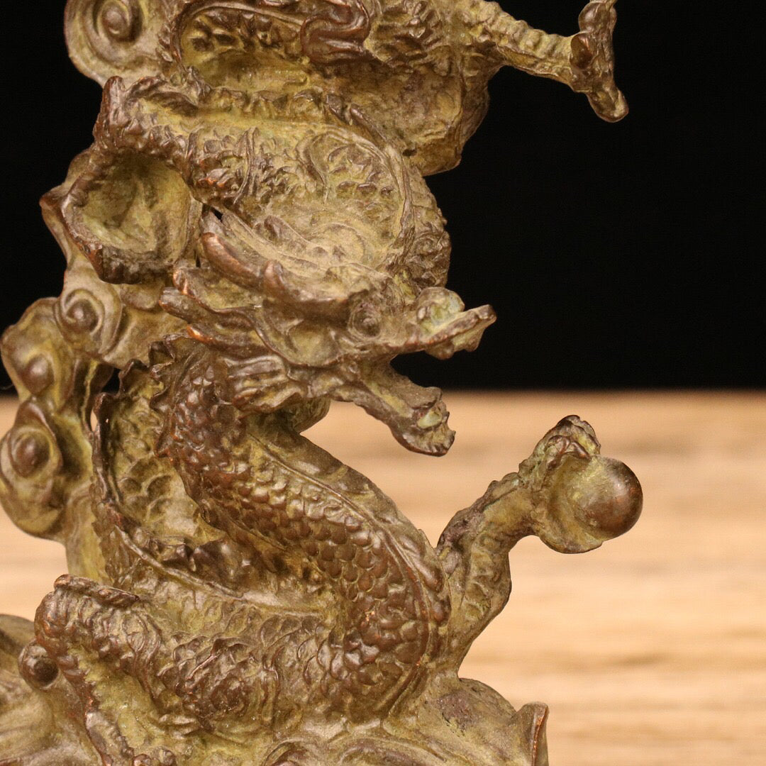 Chinese antique dragon and phoenix ornaments