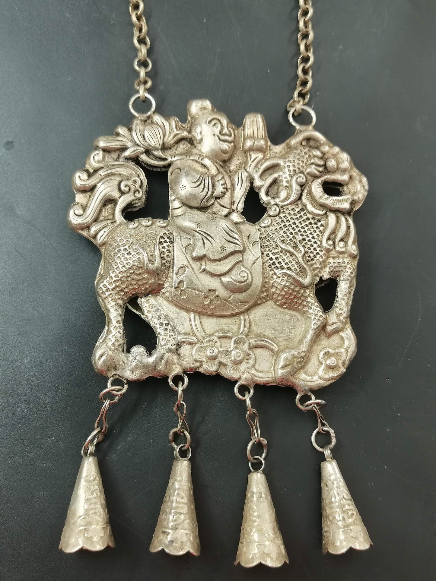 Chinese Antique Silver Pendant