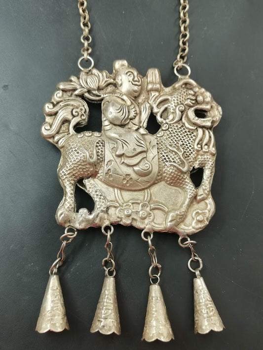 Chinese Antique Silver Pendant