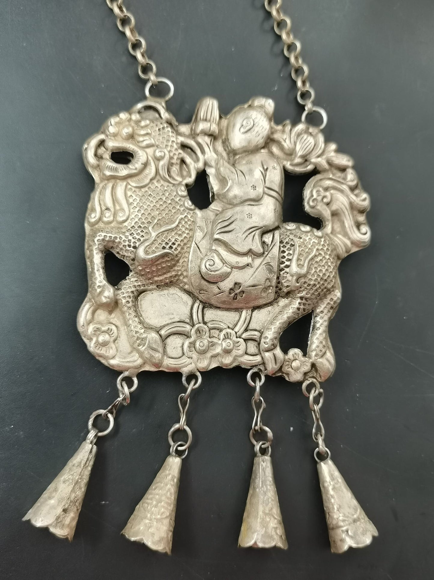 Chinese Antique Silver Pendant