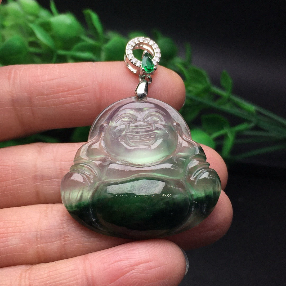 Chinese Antique Ice Drifting Flower Buddha