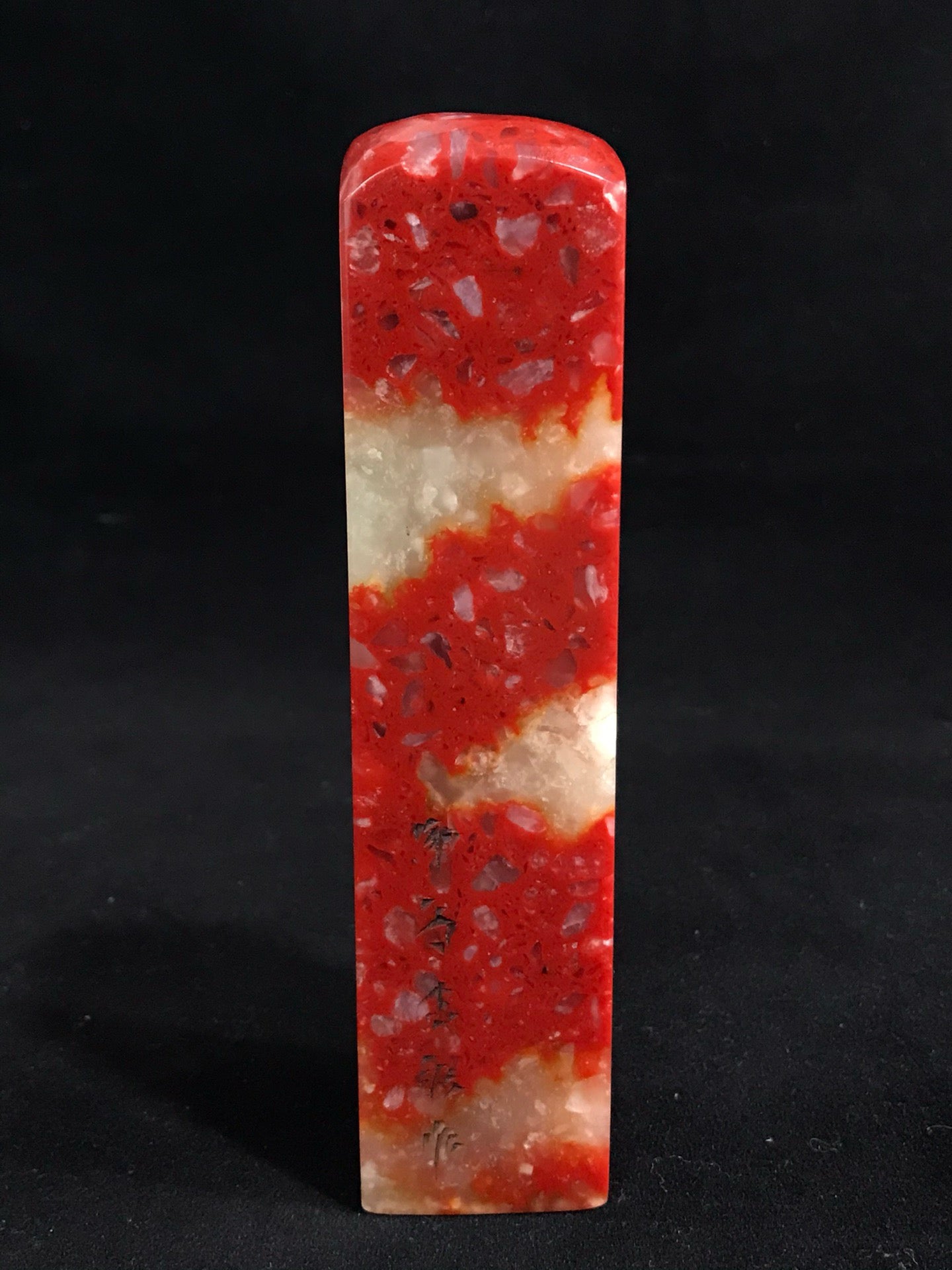 Chicken Blood Stone Seal Ornament