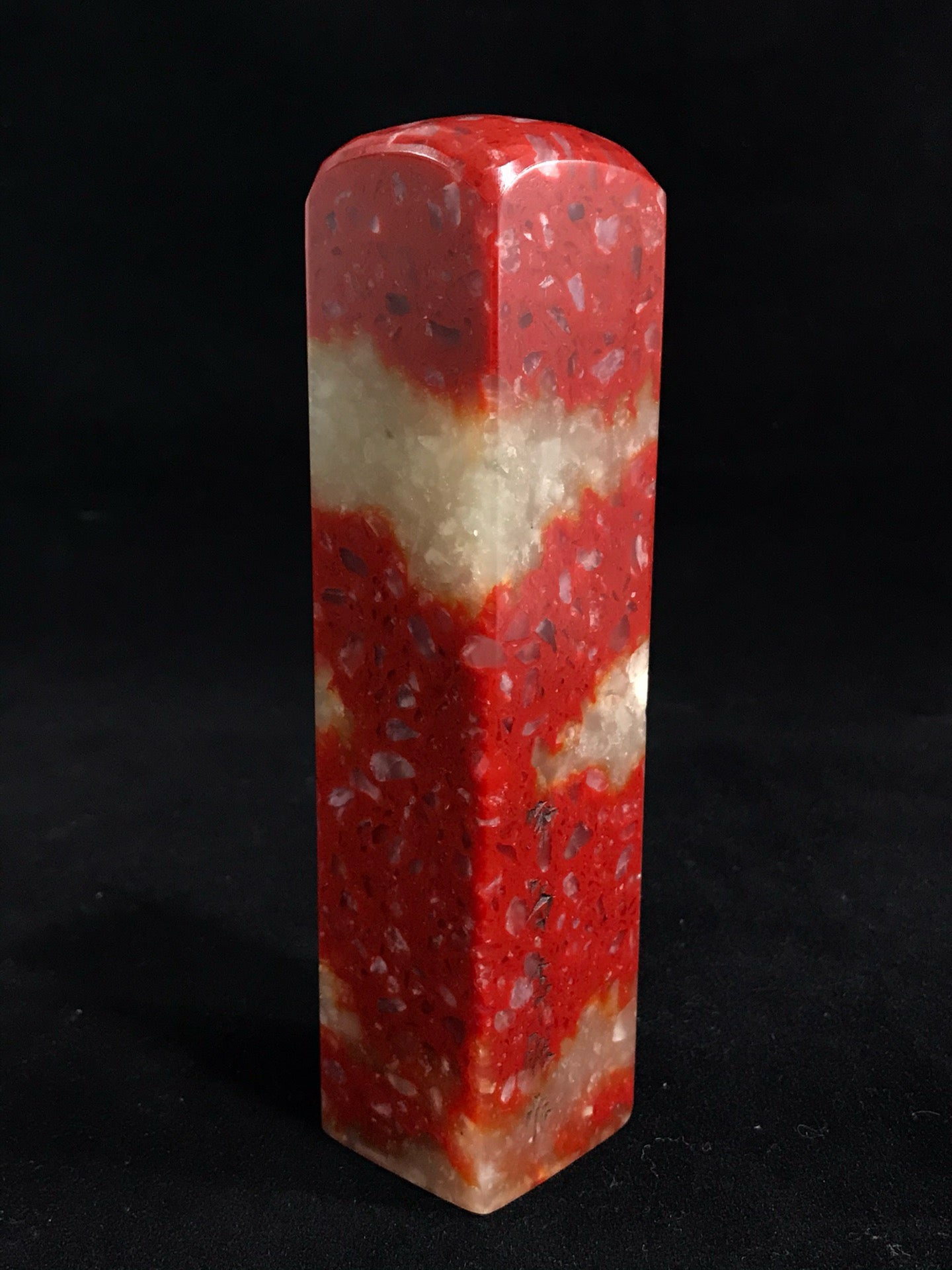 Chicken Blood Stone Seal Ornament