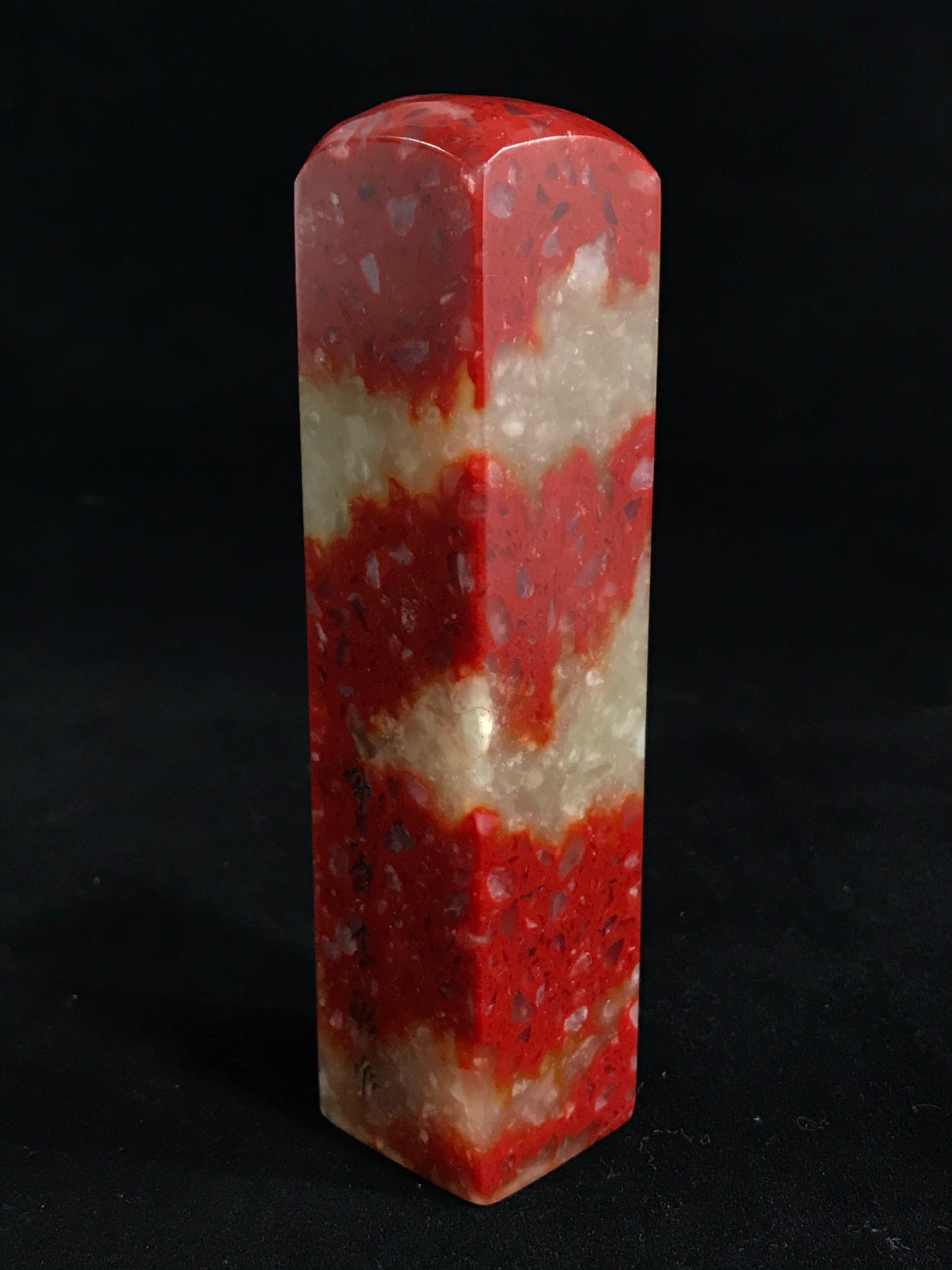 Chicken Blood Stone Seal Ornament