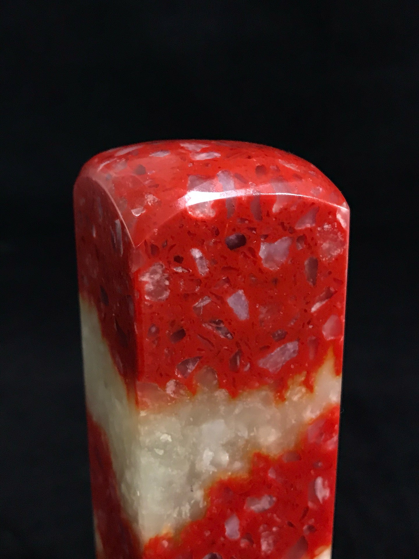 Chicken Blood Stone Seal Ornament