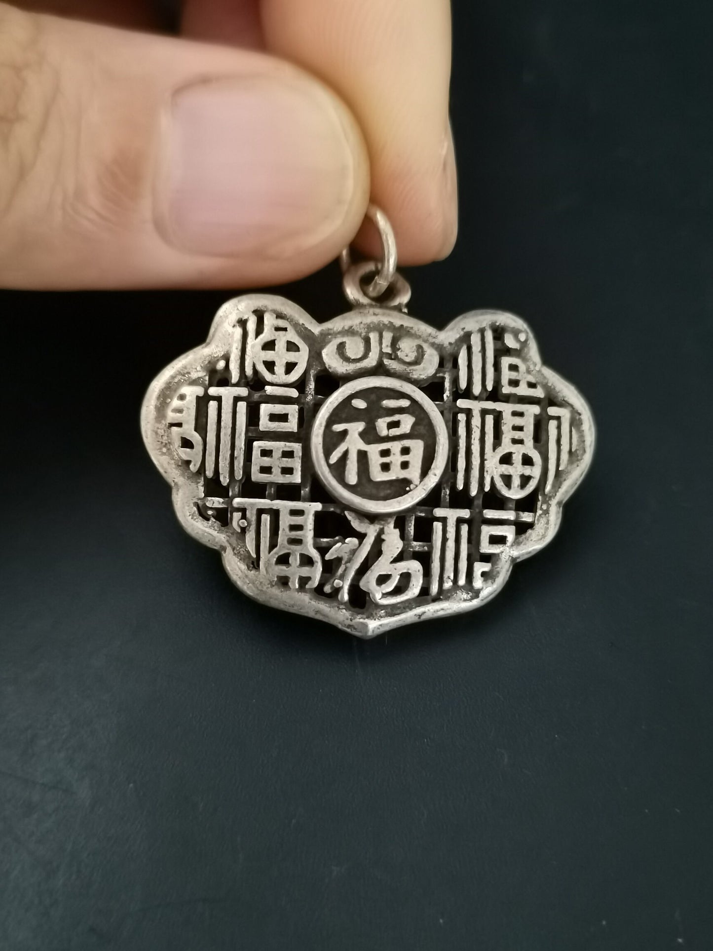 Chinese Antique Silver Pendant