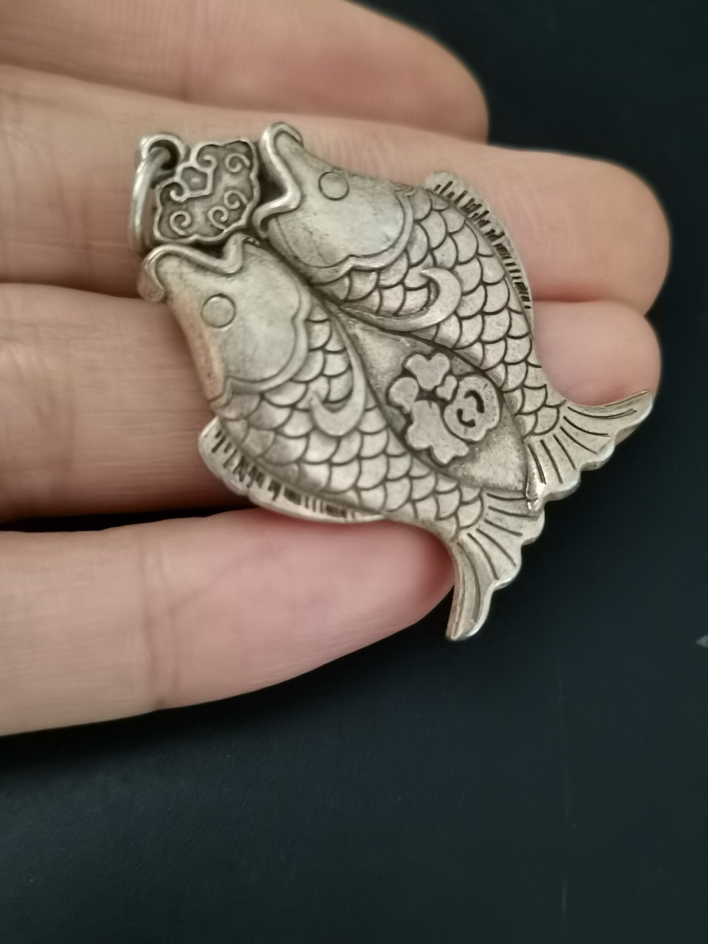 Chinese Antique Silver Pendant