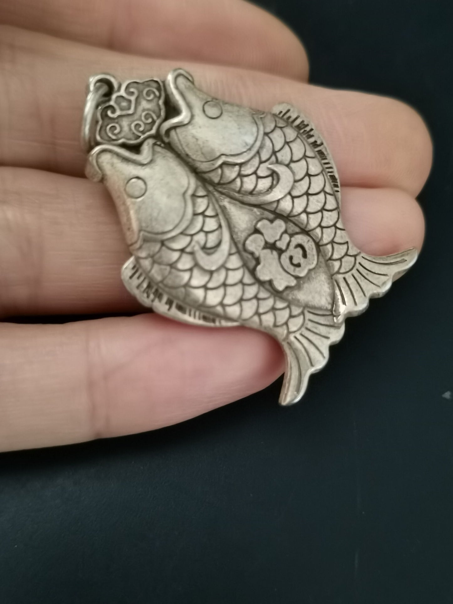 Chinese Antique Silver Pendant