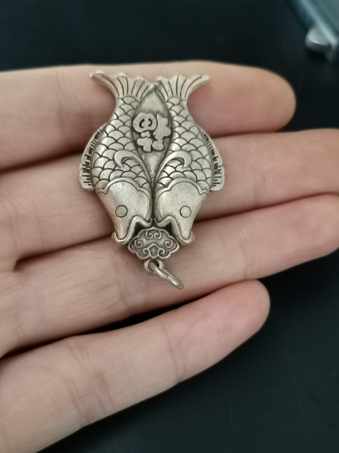 Chinese Antique Silver Pendant