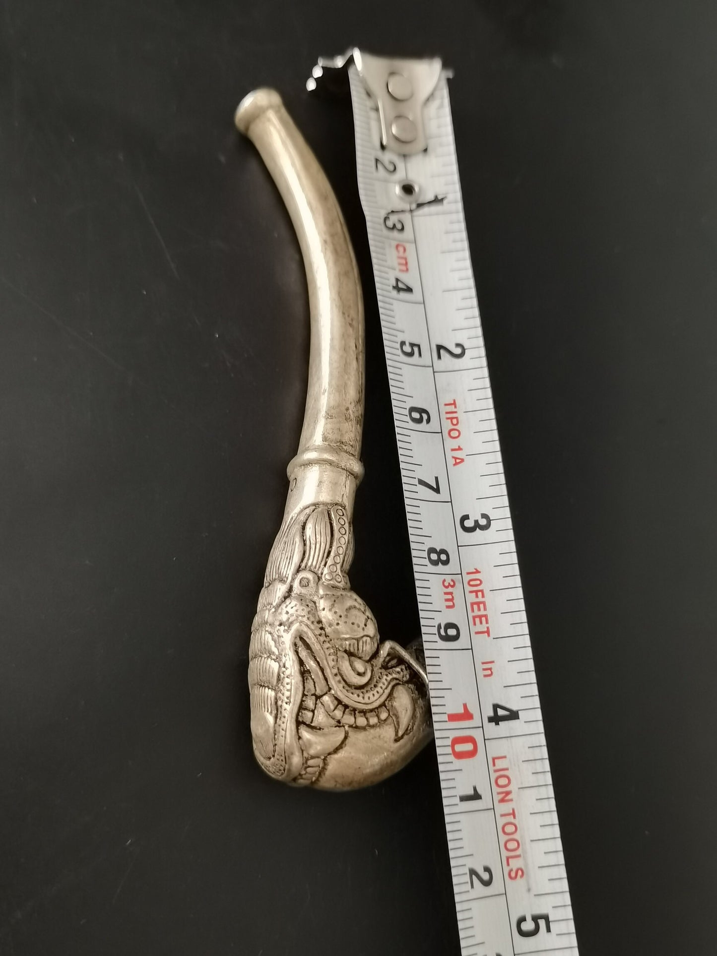 Chinese antique silver pipe