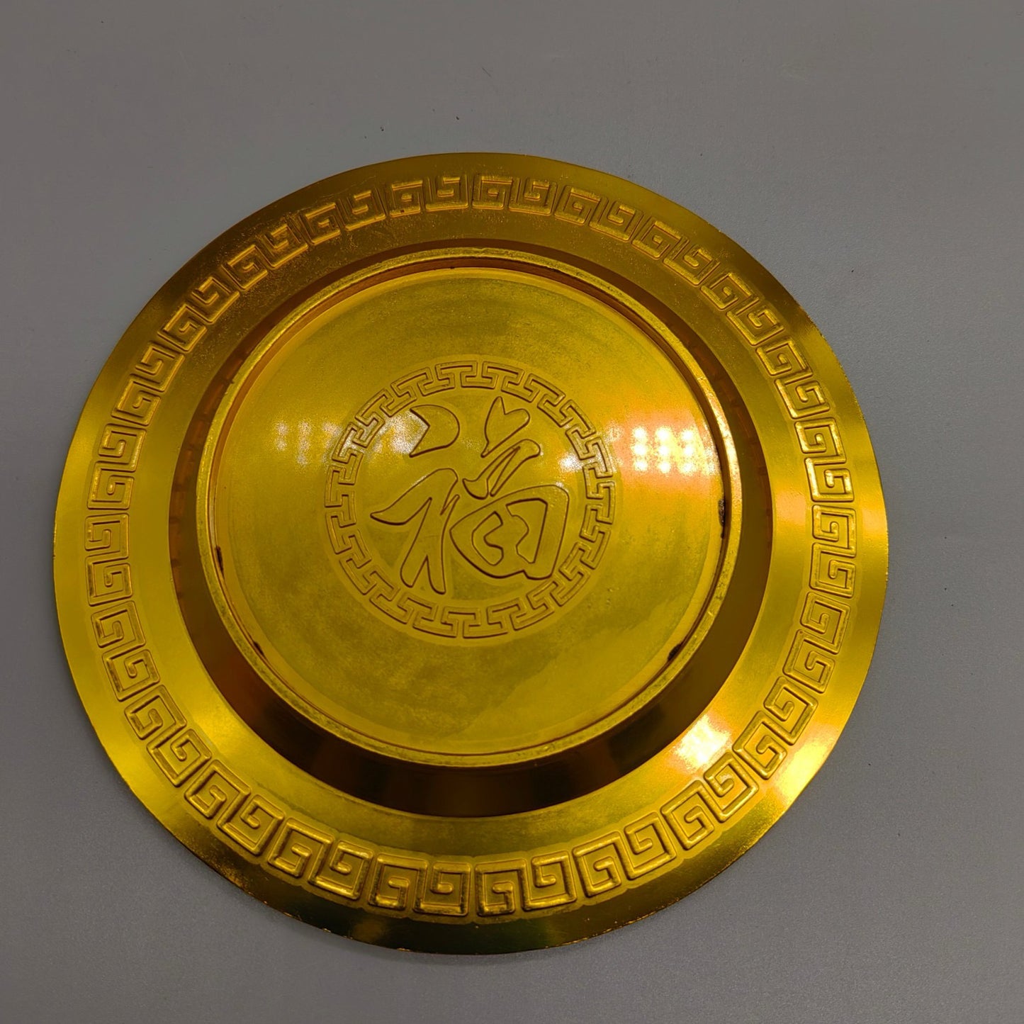 Pure copper gemstone plate