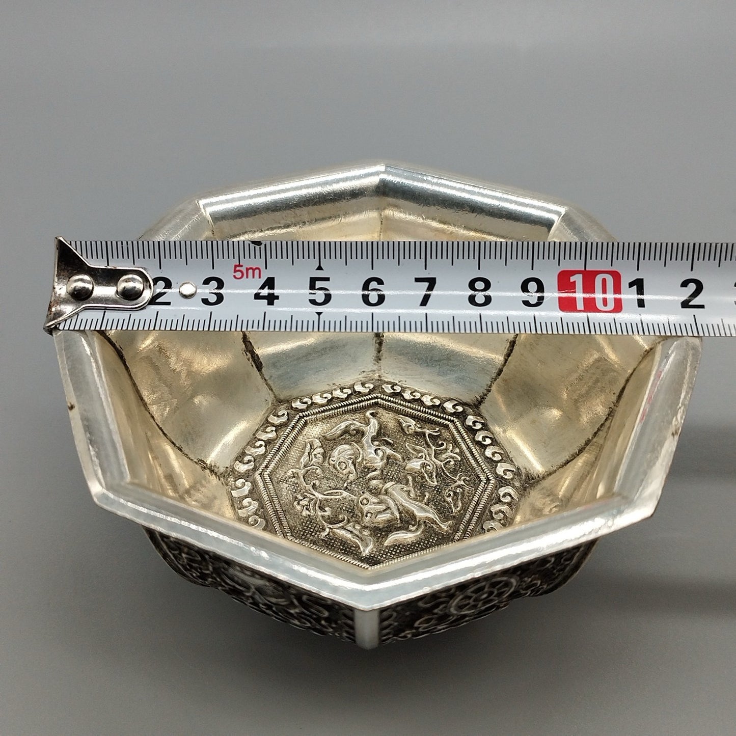 Eight Treasure Octagonal Bowl