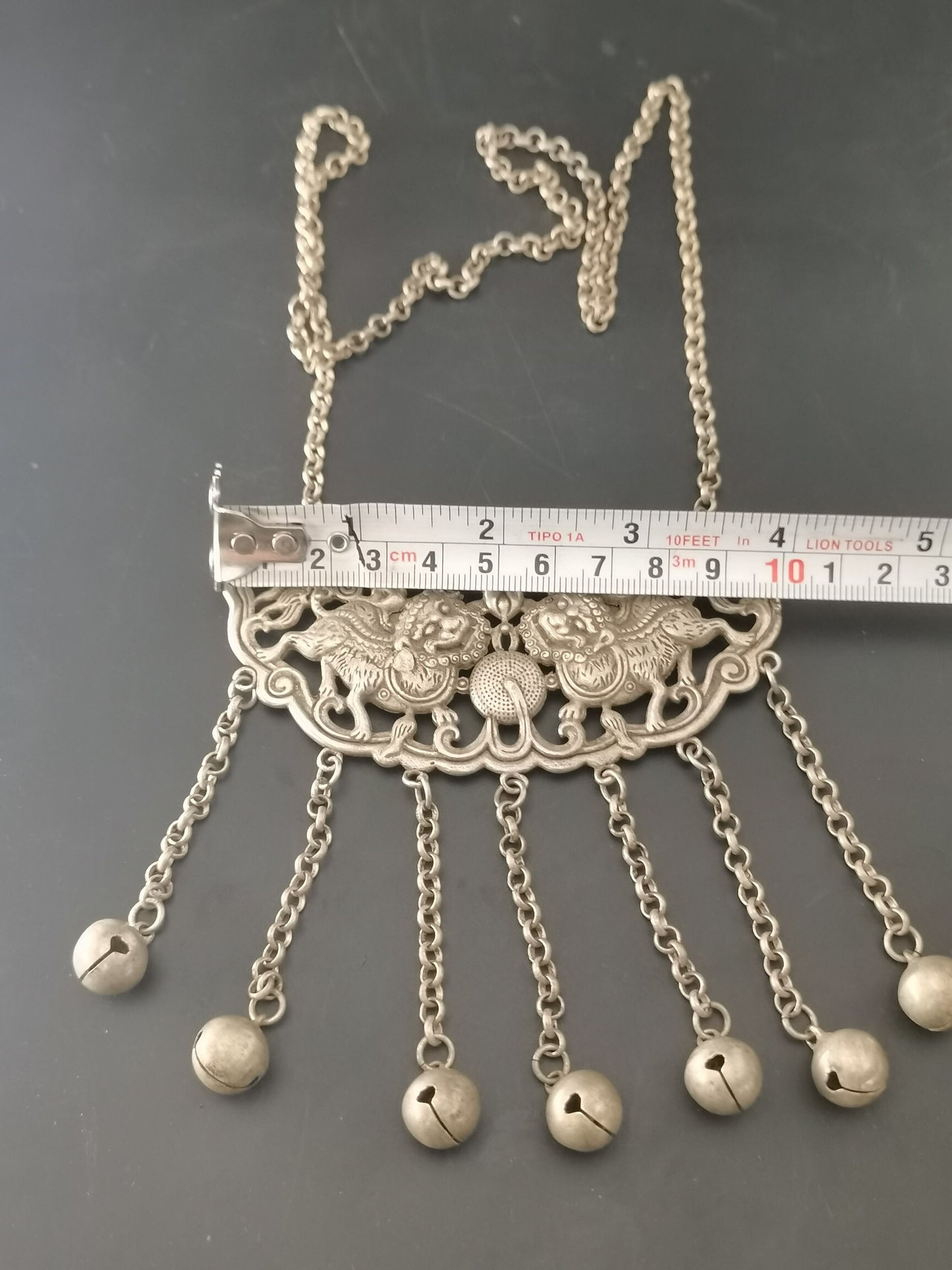 Chinese Antique Silver Pendant Necklace