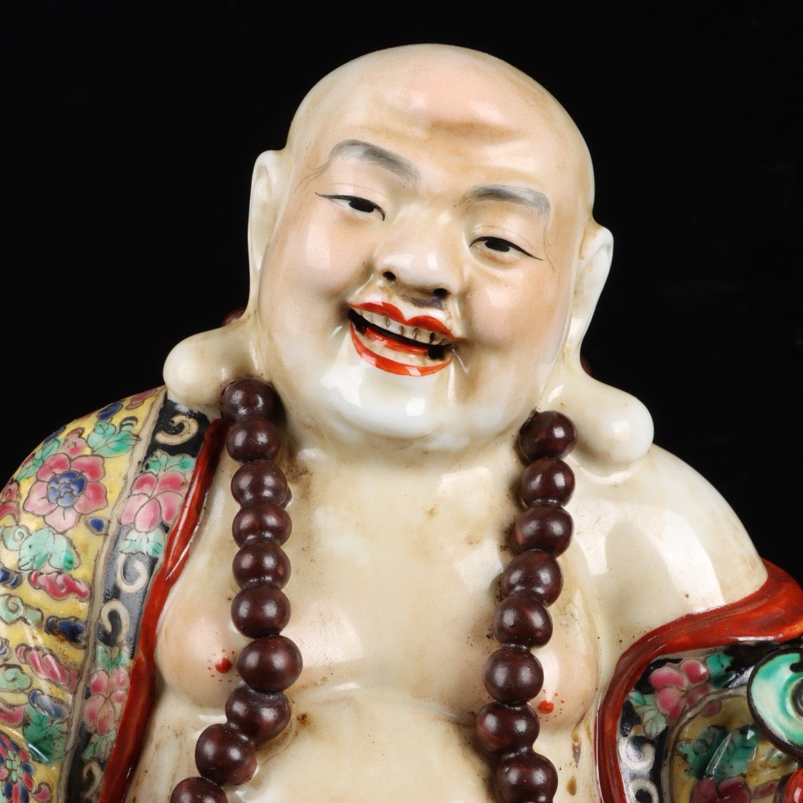 Pink Ruyi Station Big Belly Buddha
