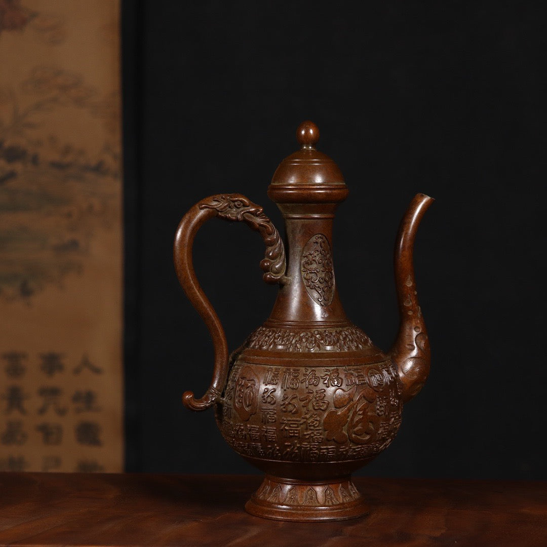 Pure Copper Baifu Pot