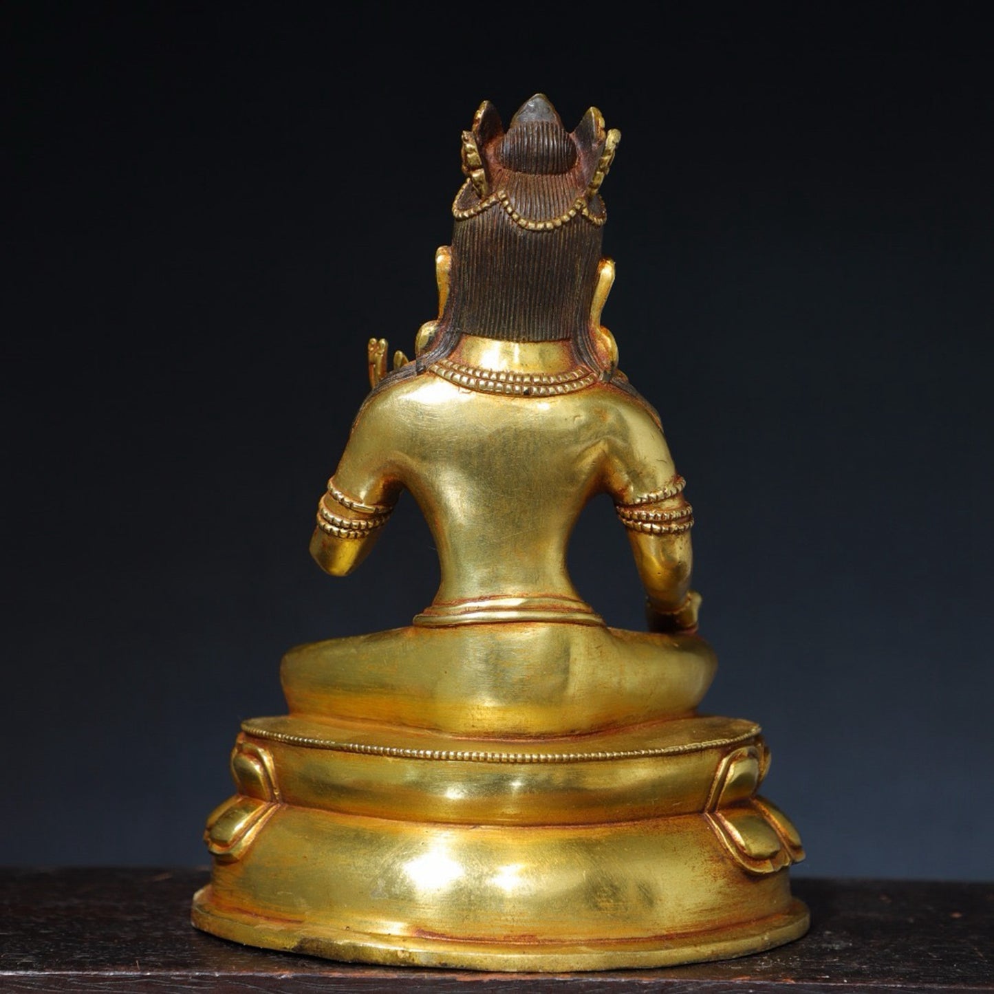 Pure copper green Tara Buddha statue
