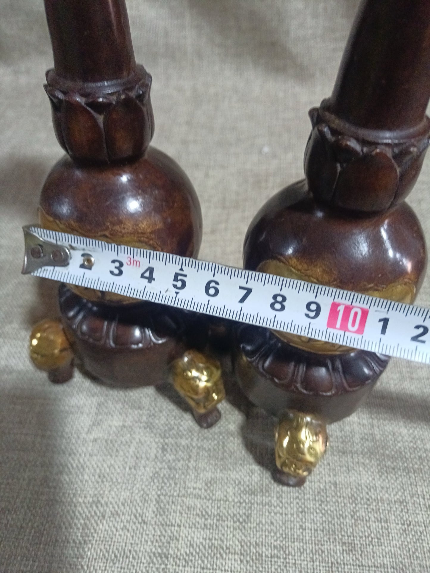 Antique copper wax platform