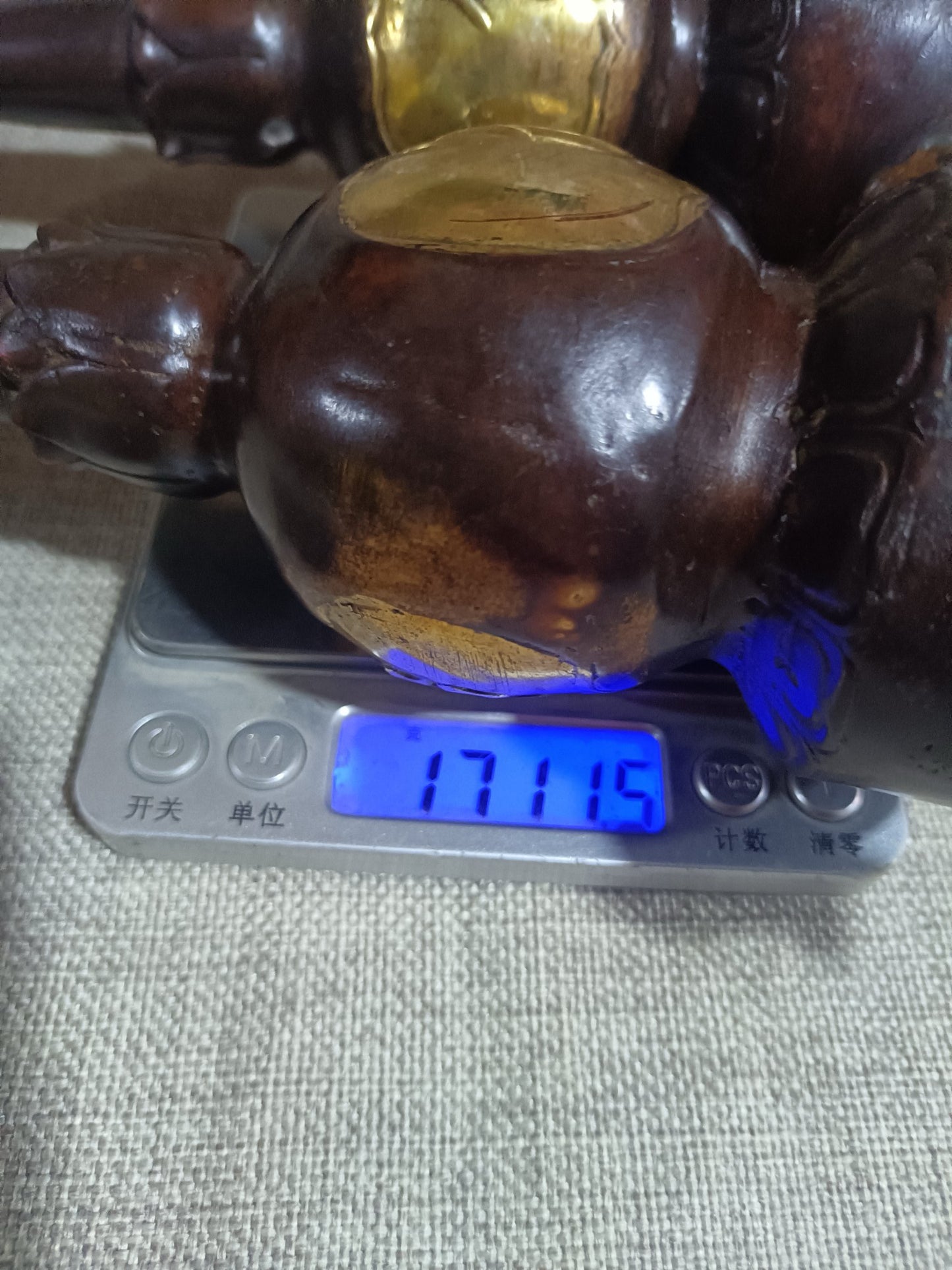 Antique copper wax platform