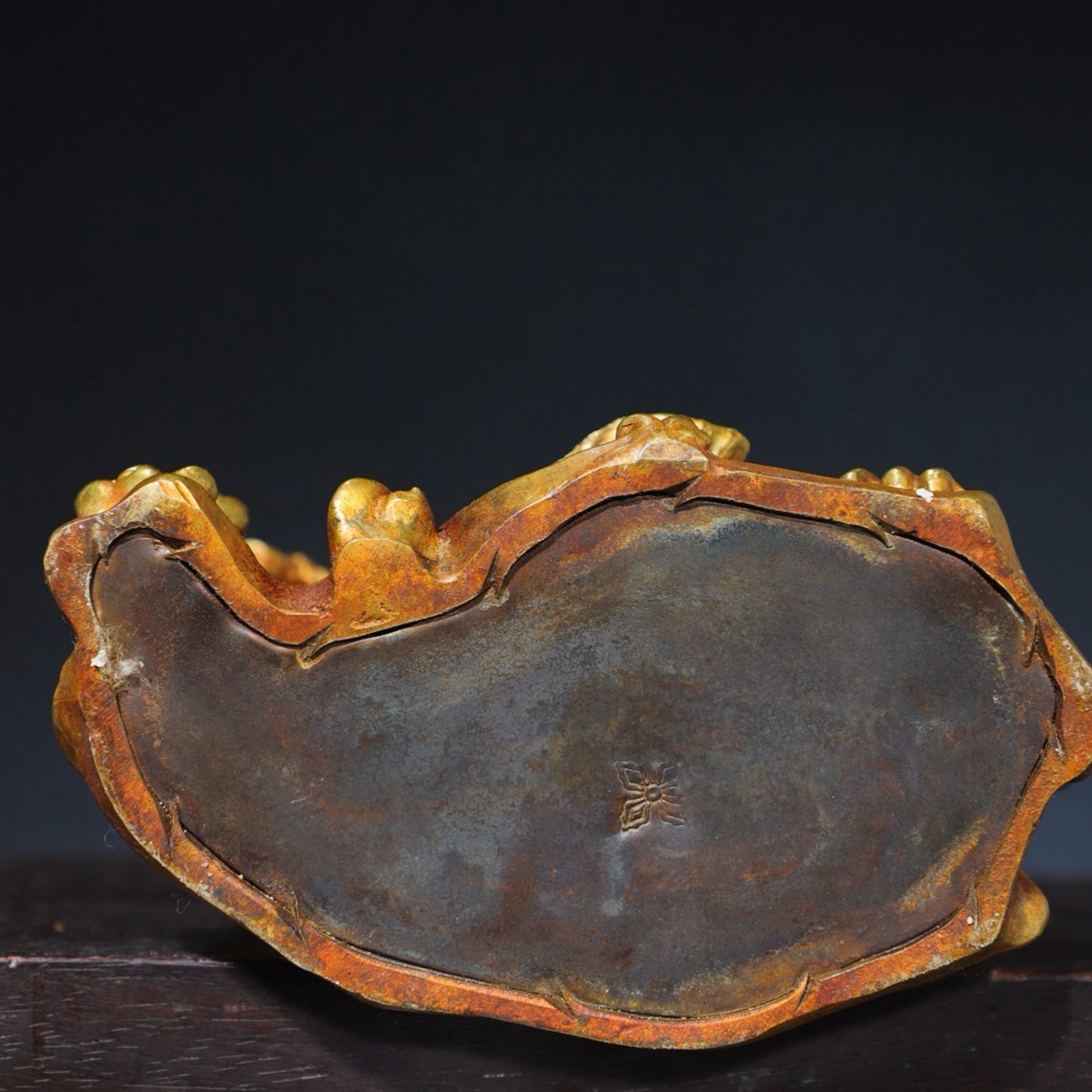 Pure copper dragon fish Guanyin Buddha statue