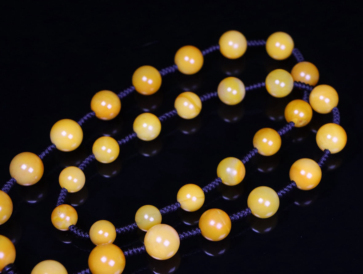 Shoushan Shitian Yellowstone Yellow Frozen Golden Yellow Necklace